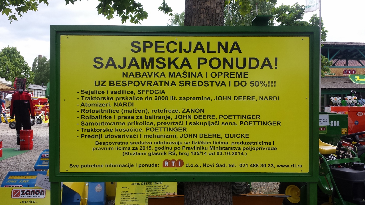 Sajam poljoprivrede 2015